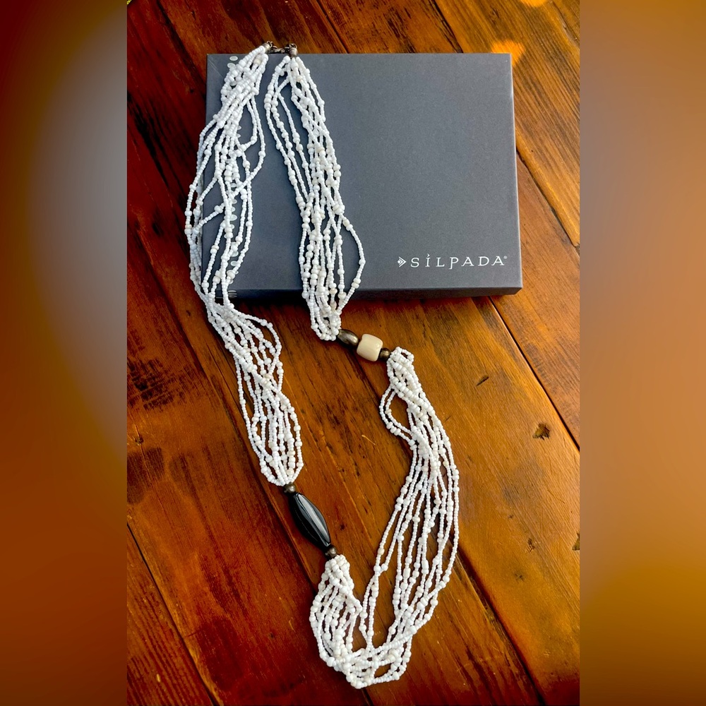 Silpada Designs: Ivory Color Seed Bead Necklace